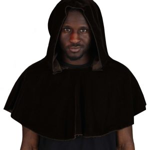 Adult Brown Hood Cowl