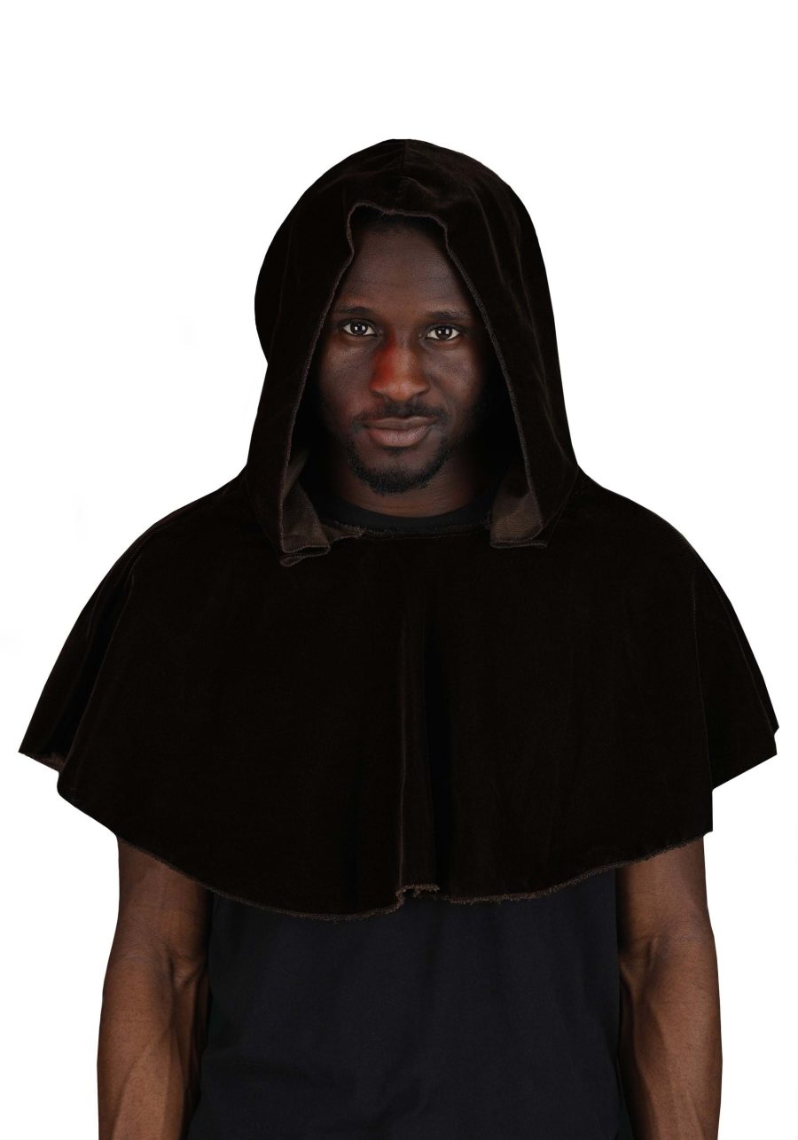 Adult Brown Hood Cowl