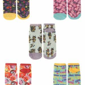 Adult Fraggle Rock 5 Pack Low Cut Socks