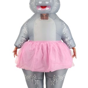 Adult Inflatable Ballerina Hippo Costume