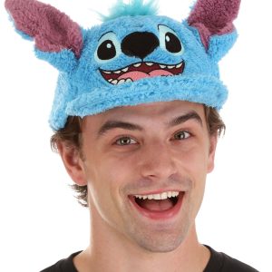 Adult Stitch Fuzzy Costume Cap