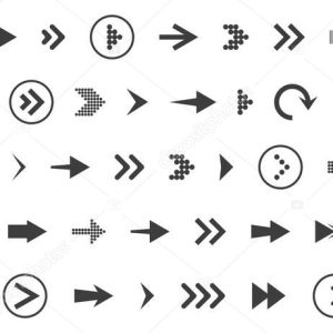 Arrows set icon. Arrows set vector illustration. Arrow icon. Arr