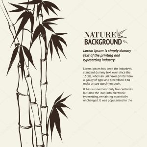 Bamboo banner set