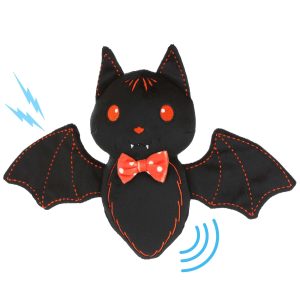 Bowtie Bat Squeaky Pet Toy