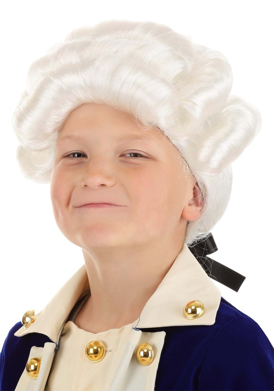 Boy's Deluxe Colonial Wig