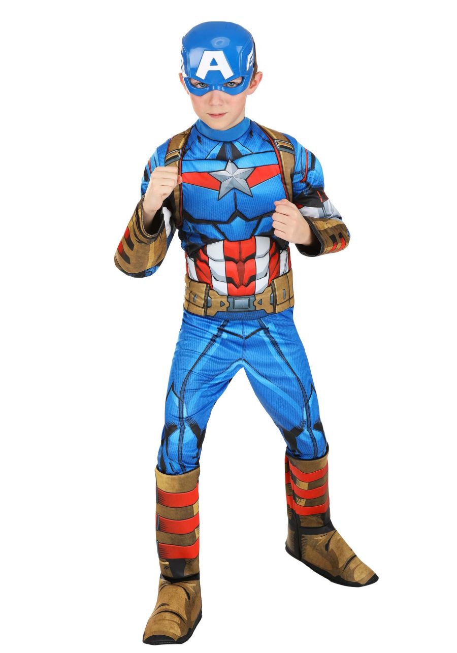 Captain America (Steve Rogers) Boy's Costume