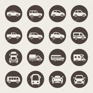 Car icon set