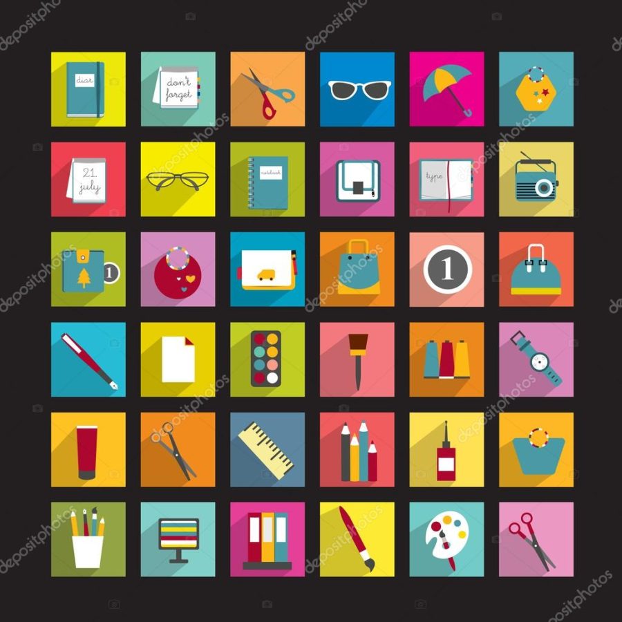 Collection of various icons.