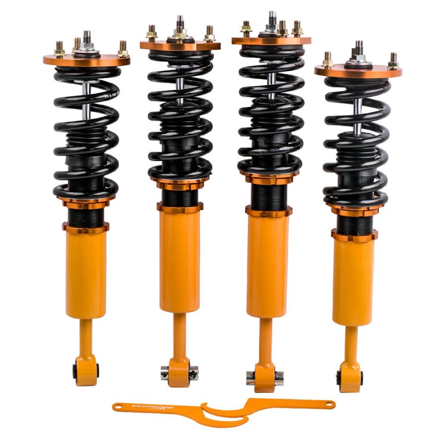 Compatible for Lexus IS350 IS250 2006-2012 GS300 GS350 GS430 Complete Coilover Coil Strut Shocks lowering kit