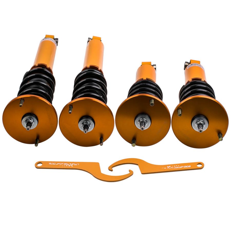 Compatible for Nissan Skyline GTST R33 24-Way Adjustable Damper Coilover Shock Absorber Strut Suspension Kit lowering kit