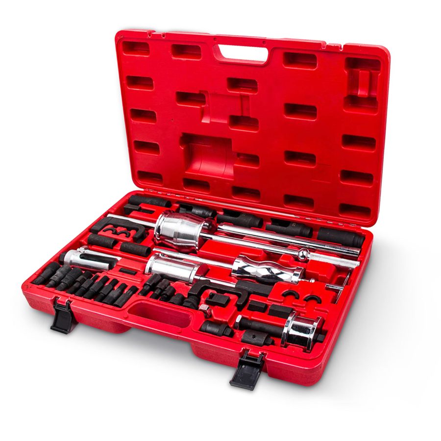 Complete Kit Auto Truck Diesel Injector Extractor Slide Hammer Puller Tool Kits