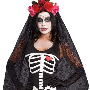 Day of the Dead Women's Headpiece Accessory