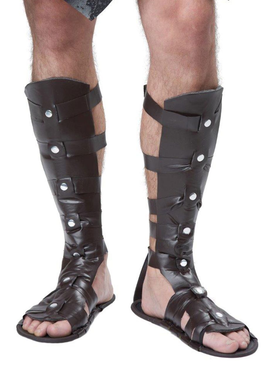 Deluxe Costume Gladiator Sandals for Adults