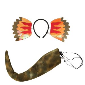 Dilophosaurus Headband and Tail Kit