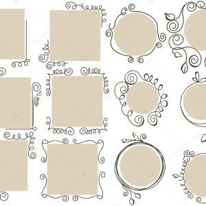 Doodle frames collection