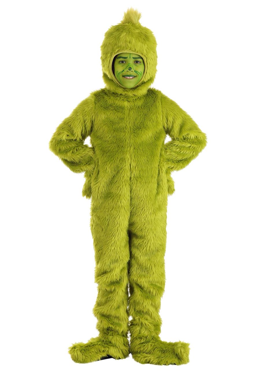 Dr. Seuss Grinch Kid's Open Face Costume