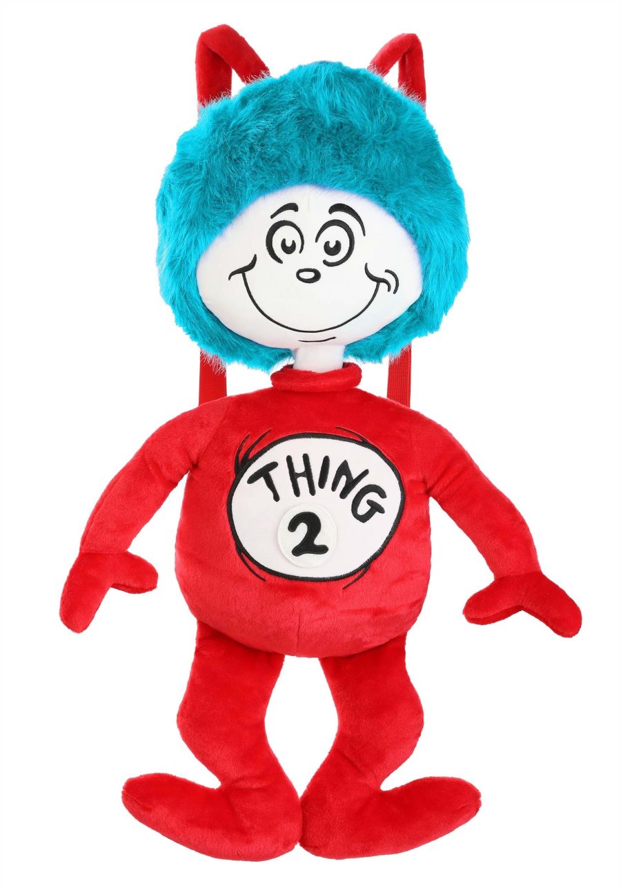 Dr. Seuss Thing 1 & 2 Plush Backpack