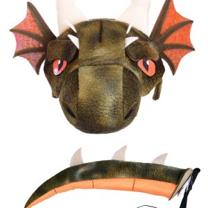 Dragon Soft Headband & Tail Costume Accessory Kit