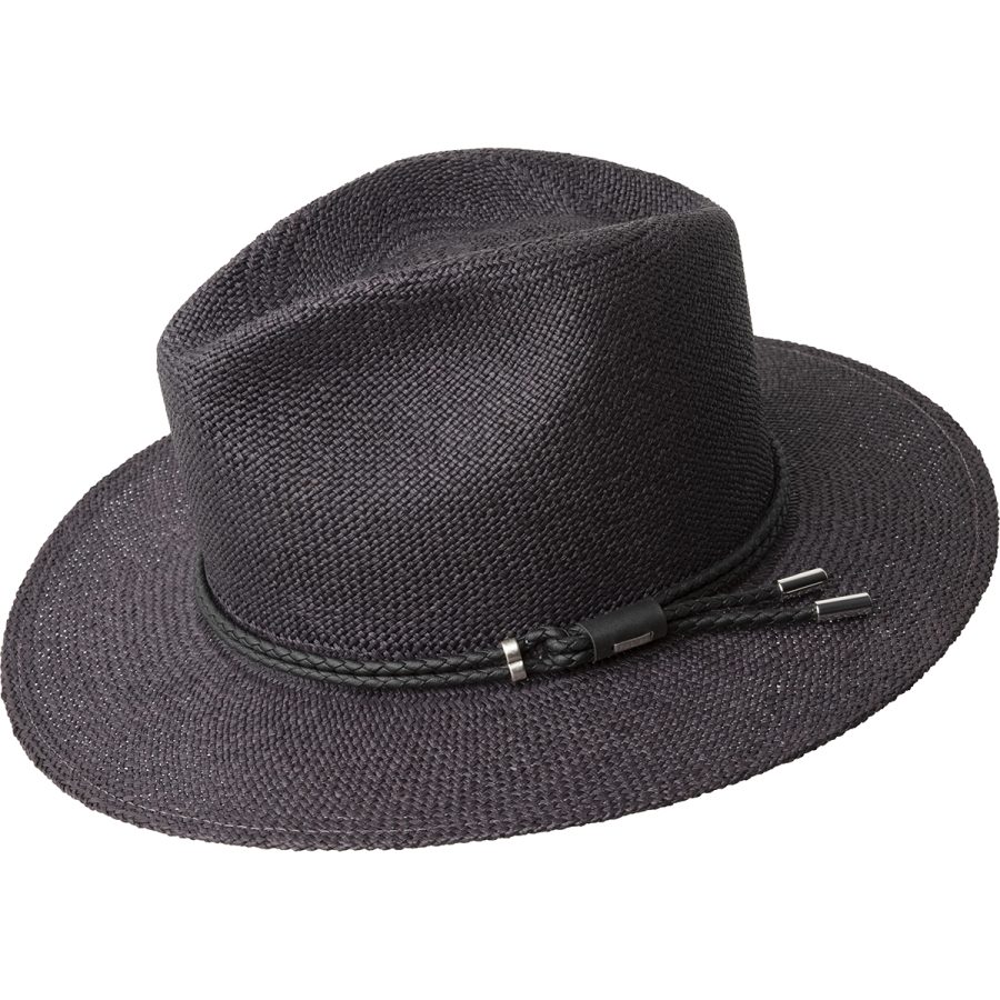 Felton Panama Fedora - Graphite / L