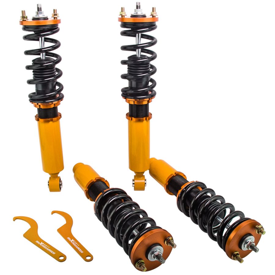 Full Coilovers Suspension lowering Kits compatible for Honda CR-V 1996 - 2001 Golden