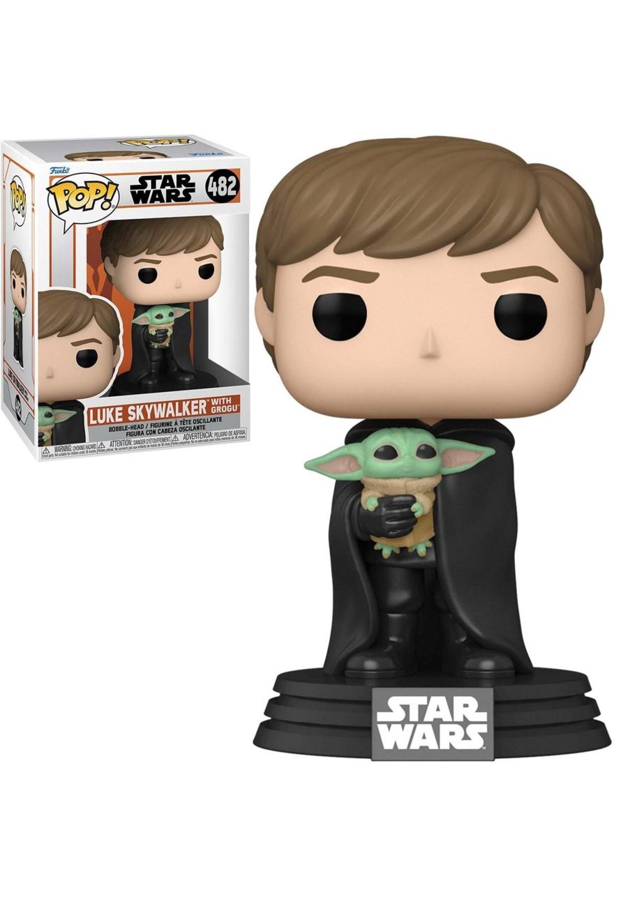 Funko POP! Star Wars: Mandalorian Luke Skywalker with Grogu