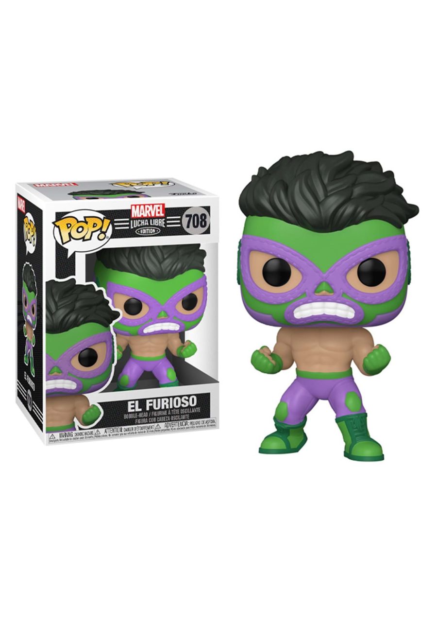 Funko Pop! Marvel: Luchadores- Hulk Figure