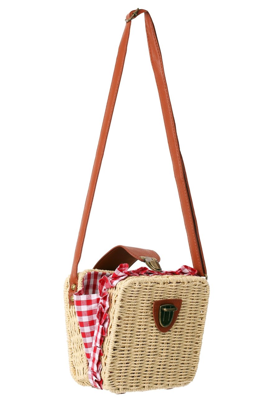 Gingham Basket Purse