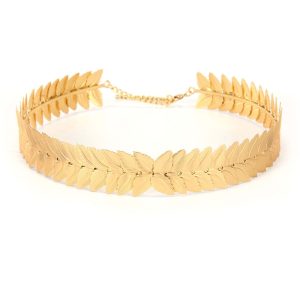 Gold Caesar Costume Circlet for Men
