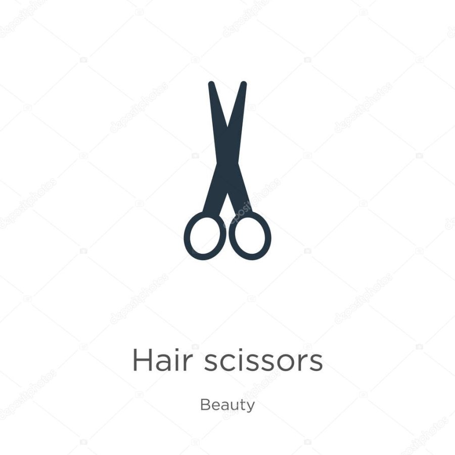 Hair scissors icon vector. Trendy flat hair scissors icon from beauty collection isolated on white background. Vector illustration can be used for web and mobile graphic design, logo, eps10