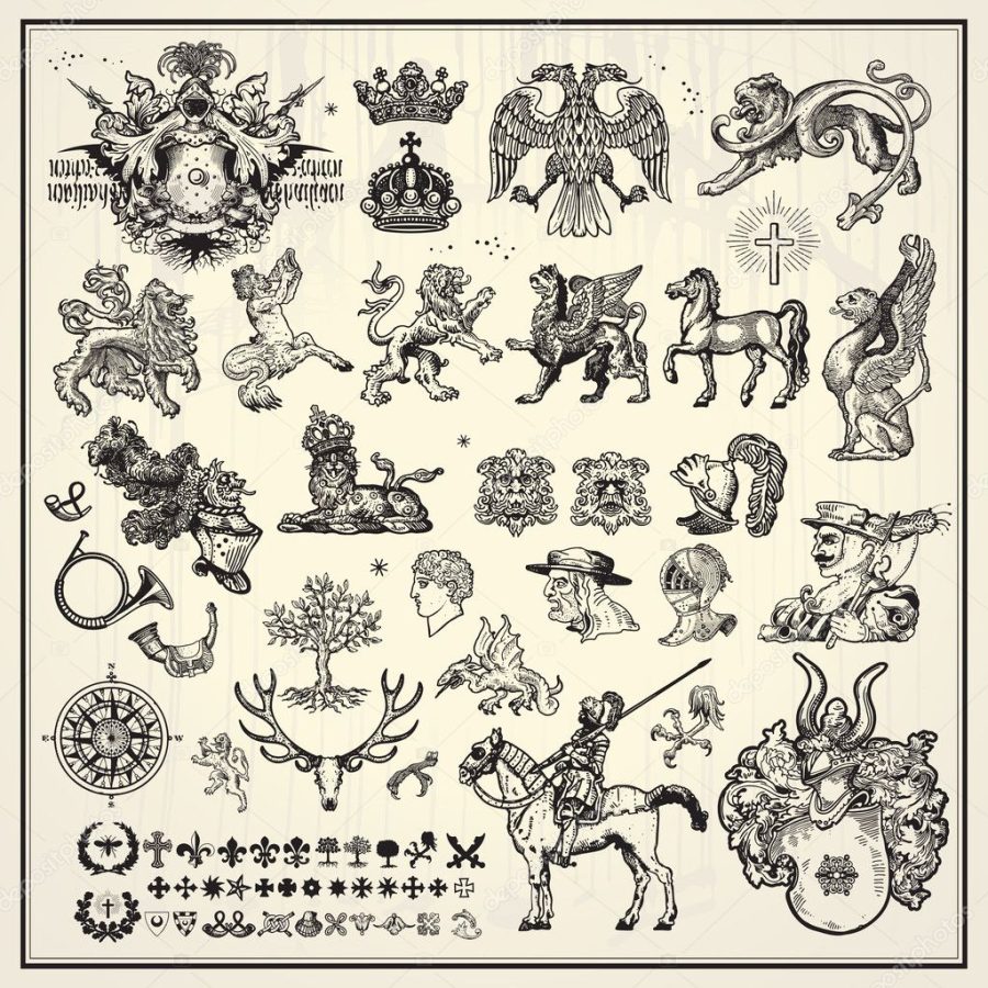 Heraldic elements