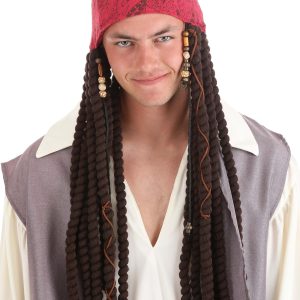 Jack Sparrow Adult Bandana and Dreads Set