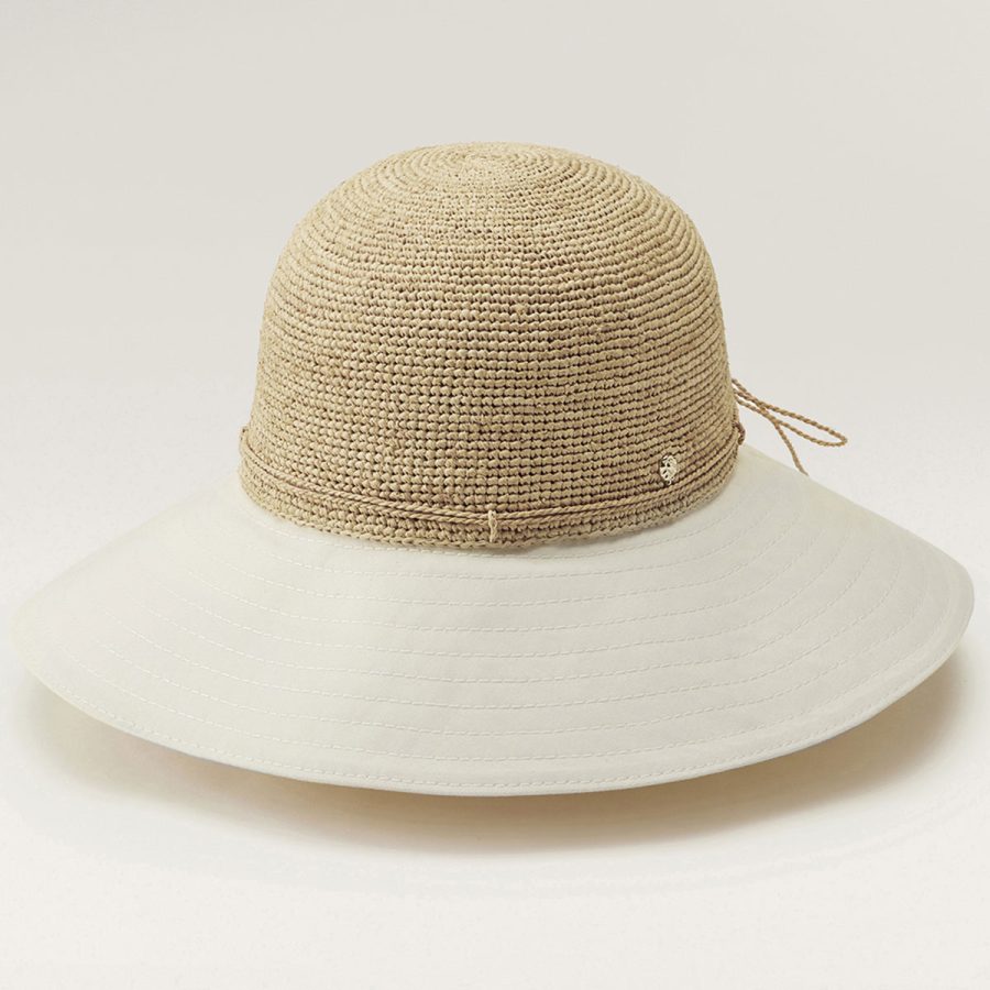 Kalola Wide Brim Cloche - Natural/Off White/1SFM