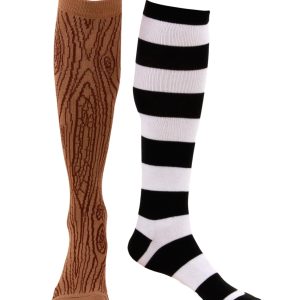 Knee-High Mismatched Pirate Socks