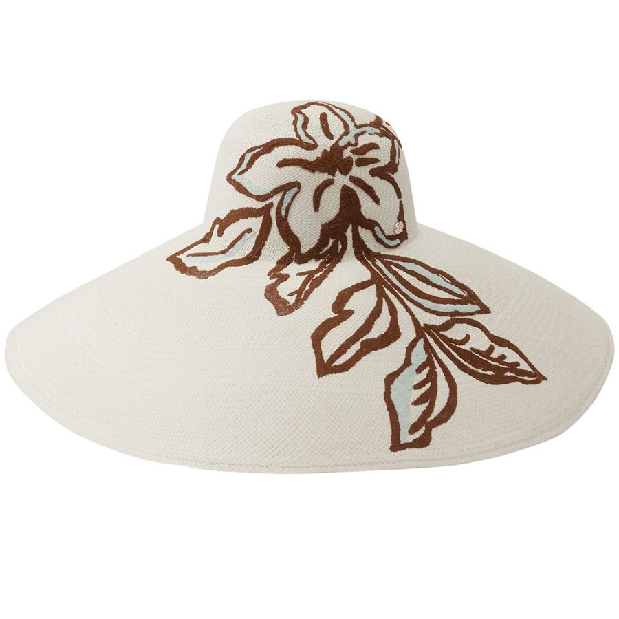 Leandra Wide Brim - Chalk/Natural / 1SFM