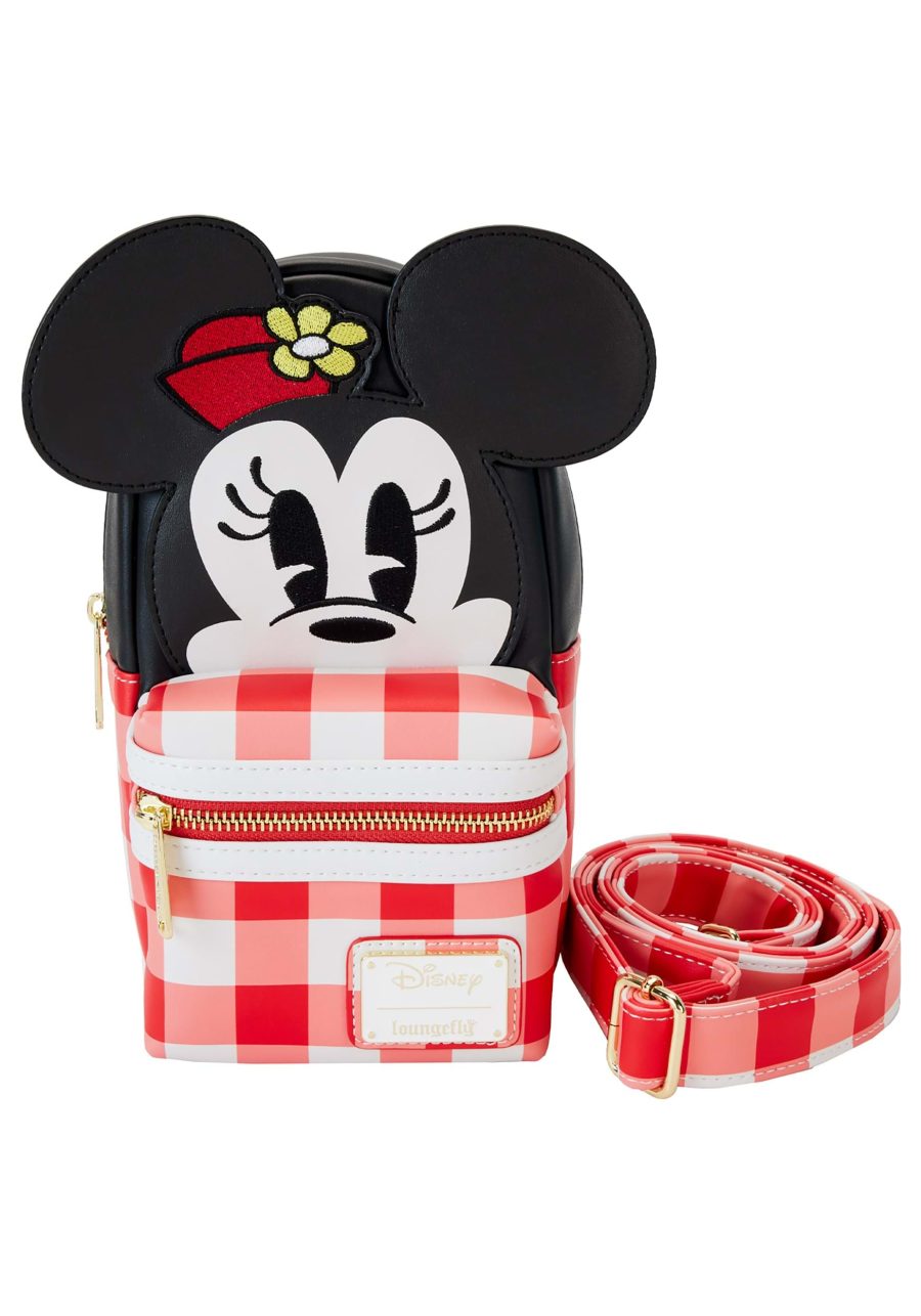 Loungefly Disney Minnie Mouse Cup Holder Crossbody Bag