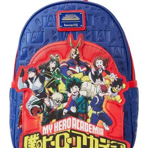 Loungefly My Hero Academia Group Debossed Mini Backpack