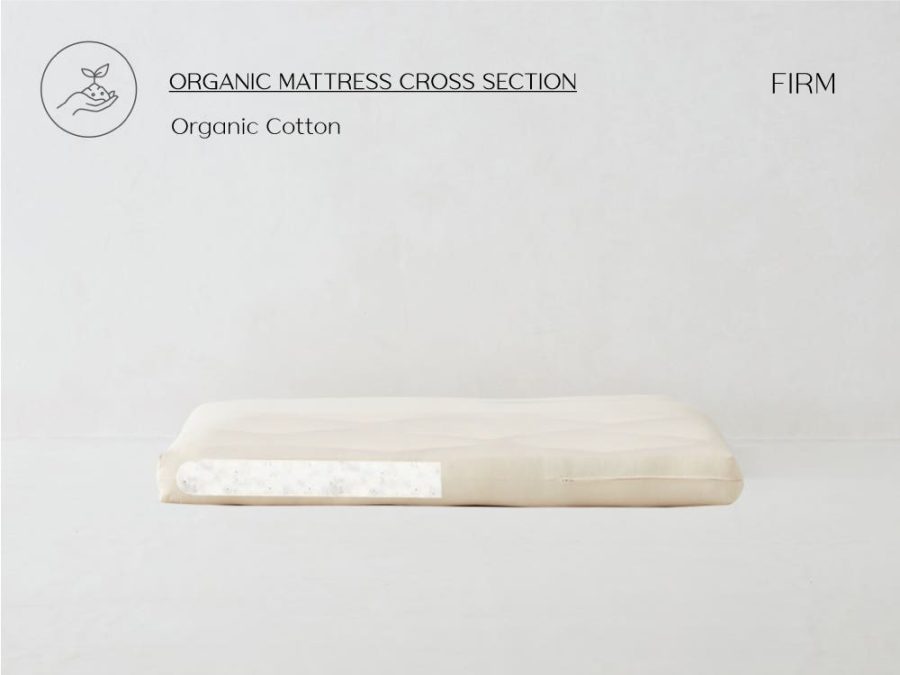 Lullaby - Organic Cotton Baby Crib Mattress - Firm by The Futon Shop