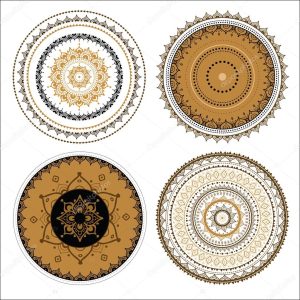 Mandala set.