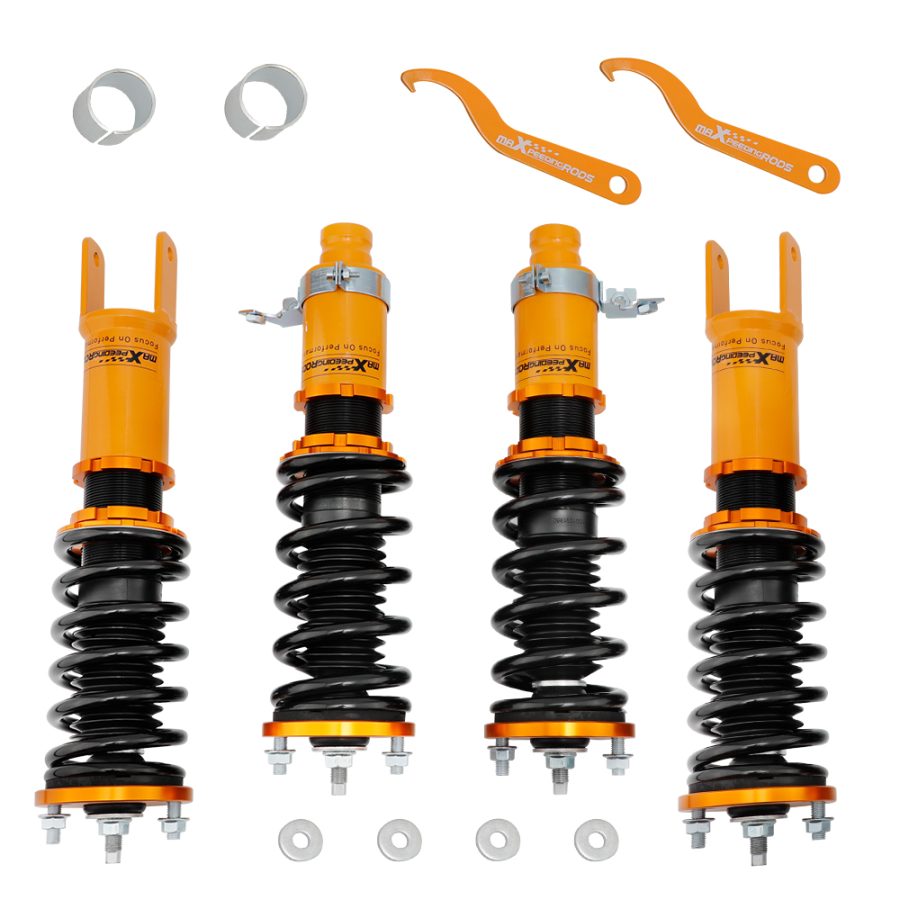 Maxpeedingrods Full Coilover Suspension Lowering Kits compatible for Honda Civic compatible for Acura Integra