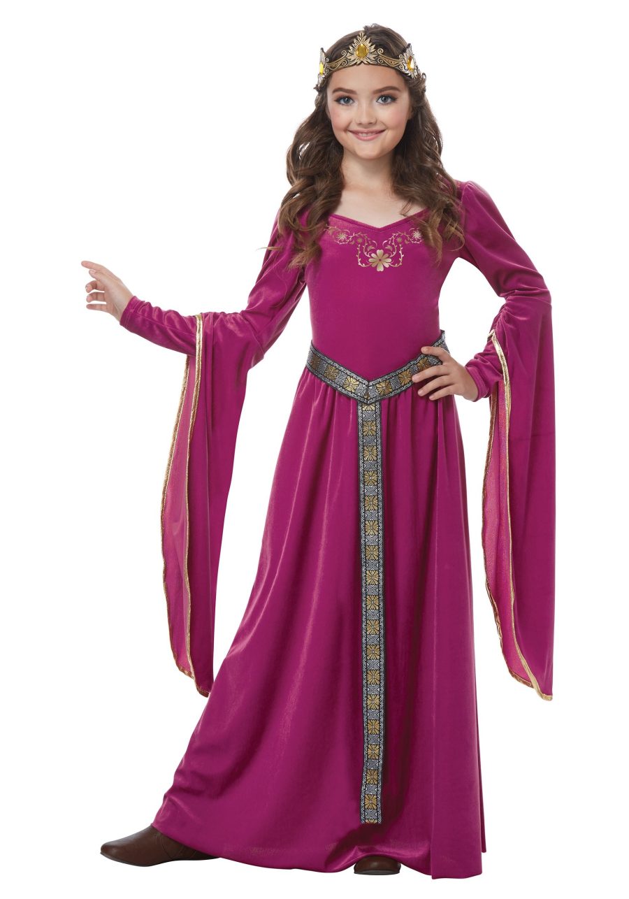 Medieval Princess Girl's Costume