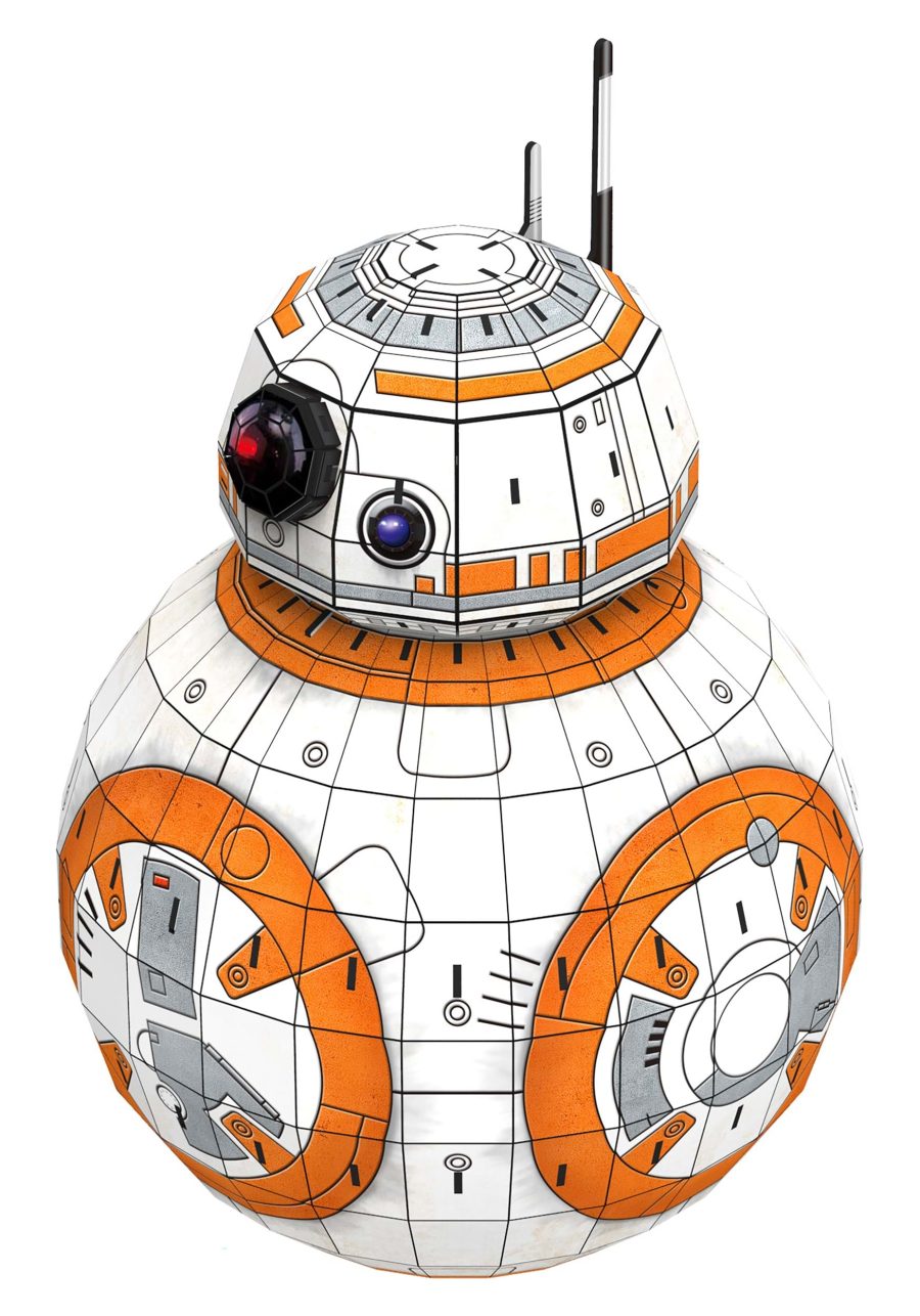 Medium Star Wars: BB8 Paper Model Kit