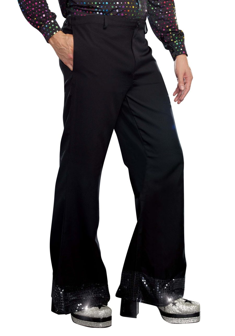 Men's Black Disco Costume Pants