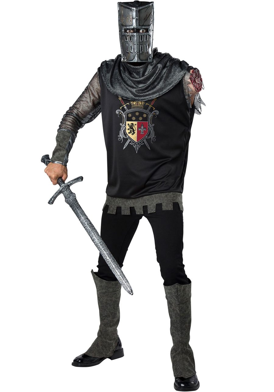 Men's Black Knight Costume