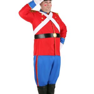 Men's Plus Size Toy Soldier Costume
