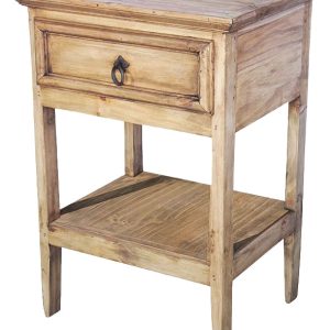 Mexican Rustic Pine Oasis Nightstand