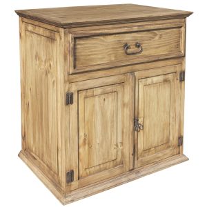 Mexican Rustic Pine Two-Door Sink Vanity