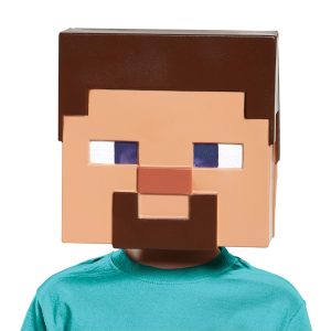 Minecraft Steve Vacuform Mask for Kids