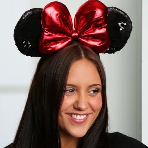 Minnie Black Sequin Ears Headband