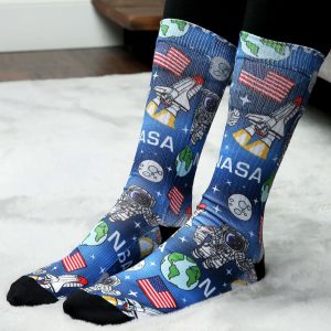 NASA Americana Sublimated Socks