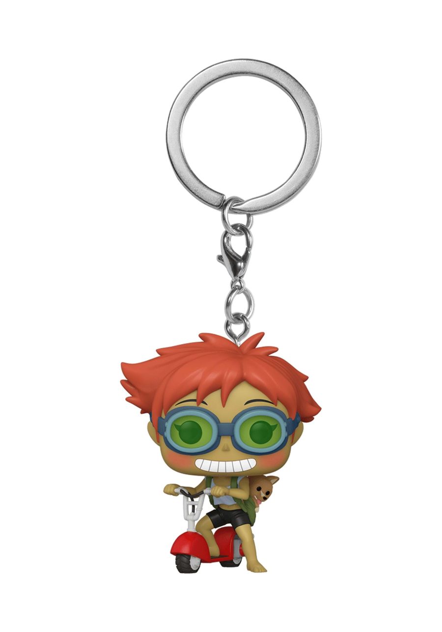 POP! Keychain: Cowboy Bebop - Edward On Scooter with Ein